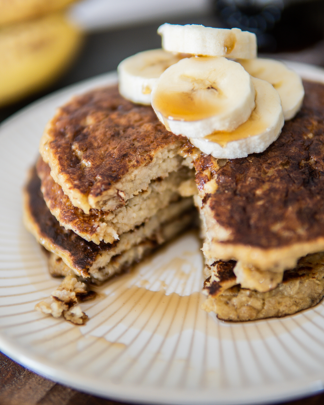 Banana Oatmeal Pancakes Feeding The Frasers