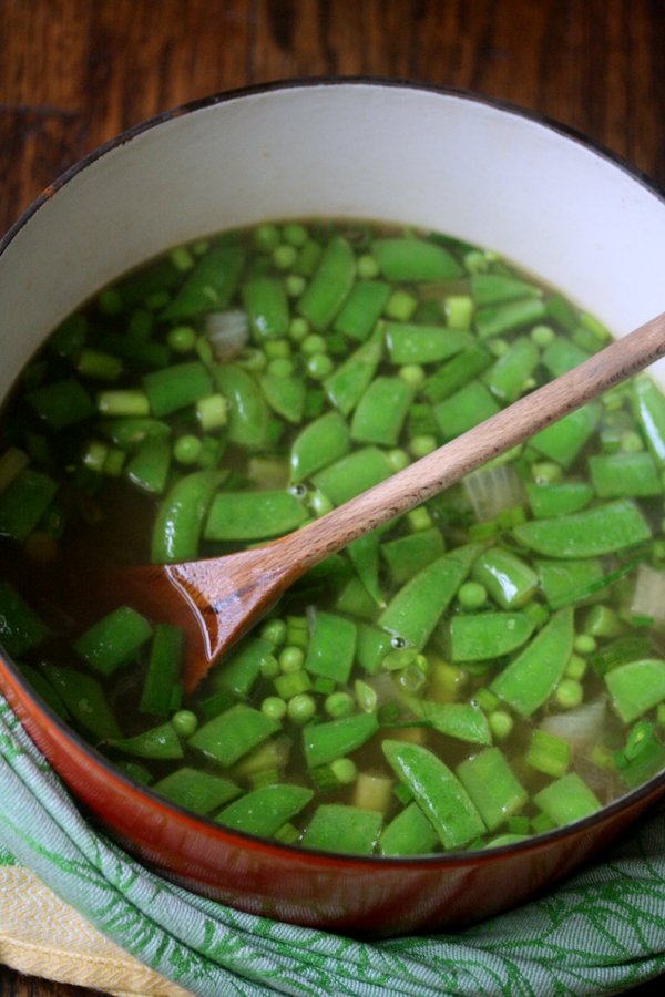 green onion soup