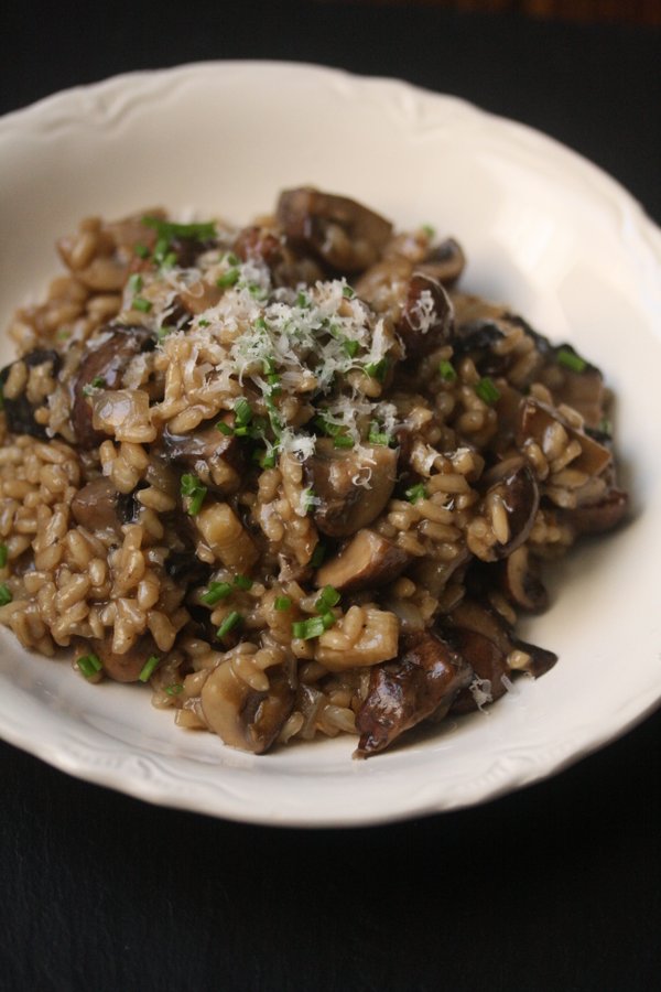 GlutenFree Mushroom Risotto Recipe Vegetarian, Healthy