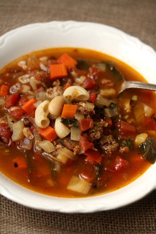 Easy Minestrone Soup Recipe with Turkey Sausage and Fennel