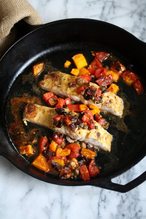 Easy Provencal Baked Striped Bass Feed Me Phoebe