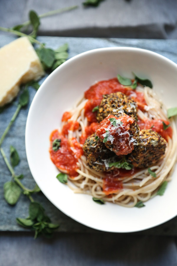 GlutenFree Vegetarian Meatballs with Lentils and Quinoa