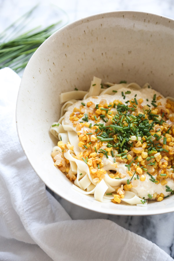 Creamy Corn Pasta with Ricotta Feed Me Phoebe