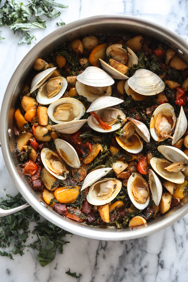 Easy Spanish Clams with Chorizo Feed Me Phoebe