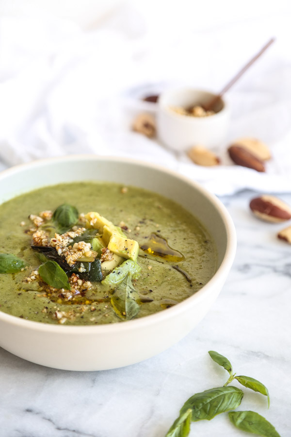 Creamy Zucchini Soup Recipe with Scallions Feed Me Phoebe
