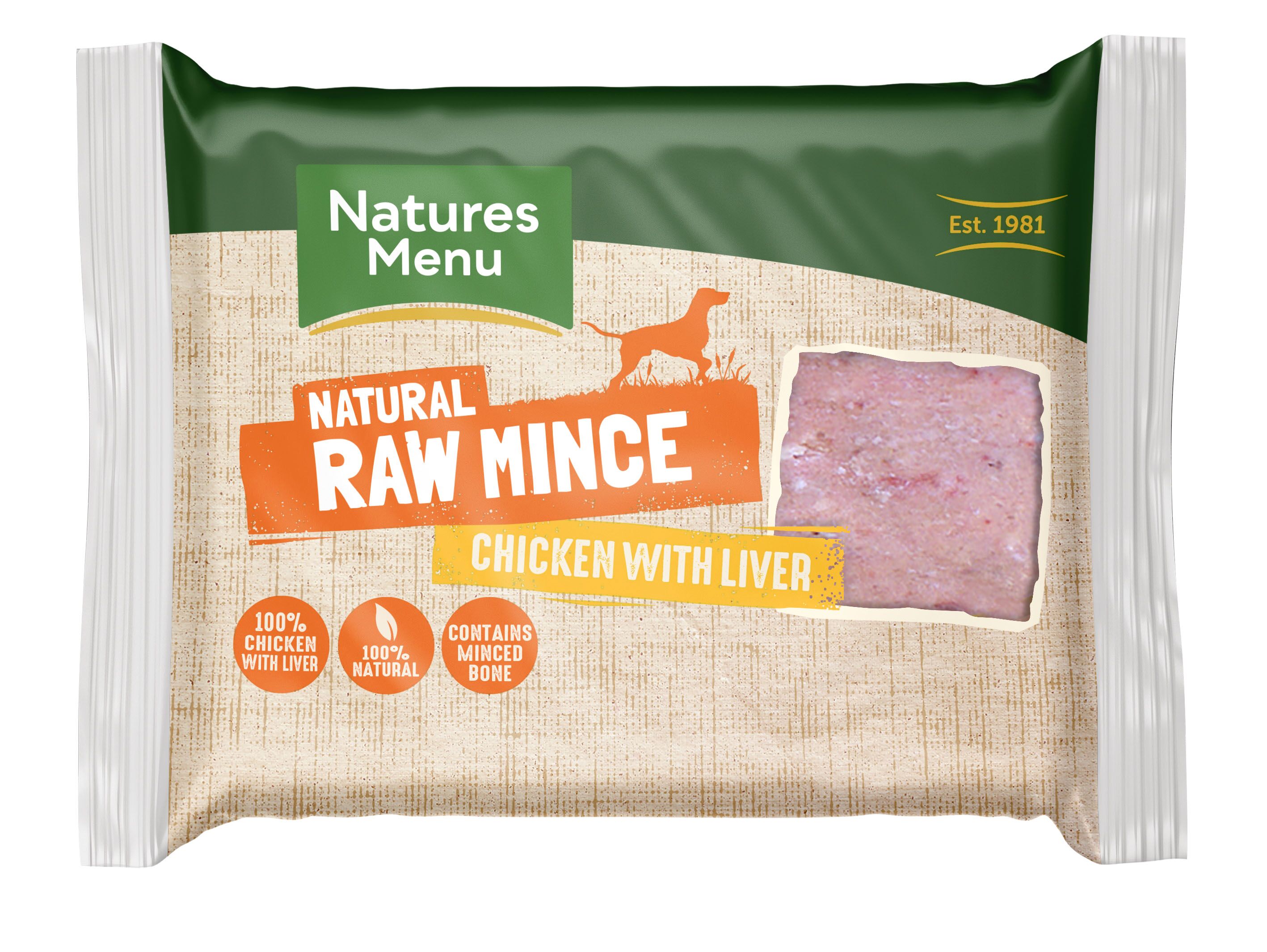 Natures Menu, RAW Mince 12 x 400g Gibb of Galston Animal Feeds