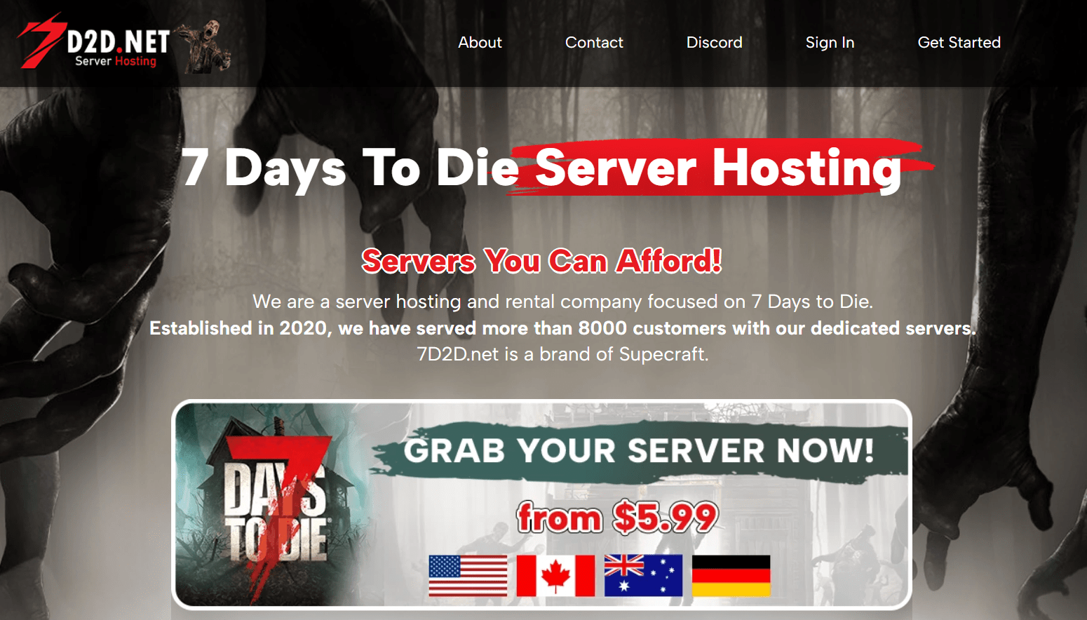 7D2D Server Hosting by Supercraft The Perfect Solution for 7 Days to