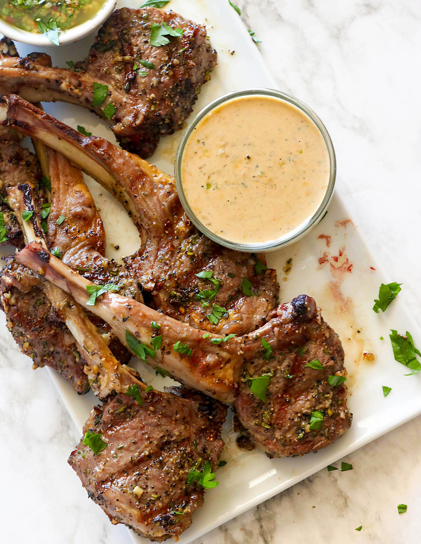 Grilled Lamb Lollipops