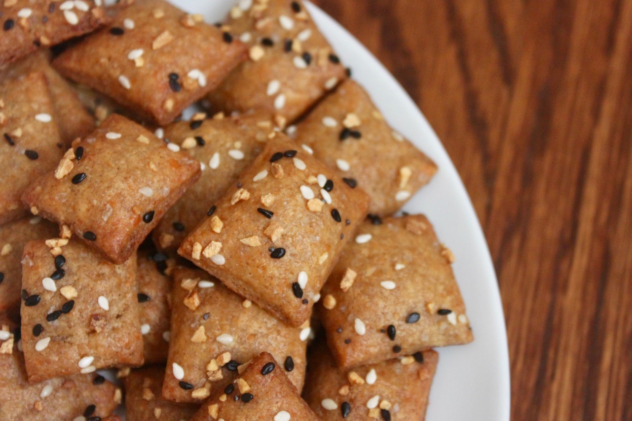 Cheddar Almond Crackers Feed Them Wisely