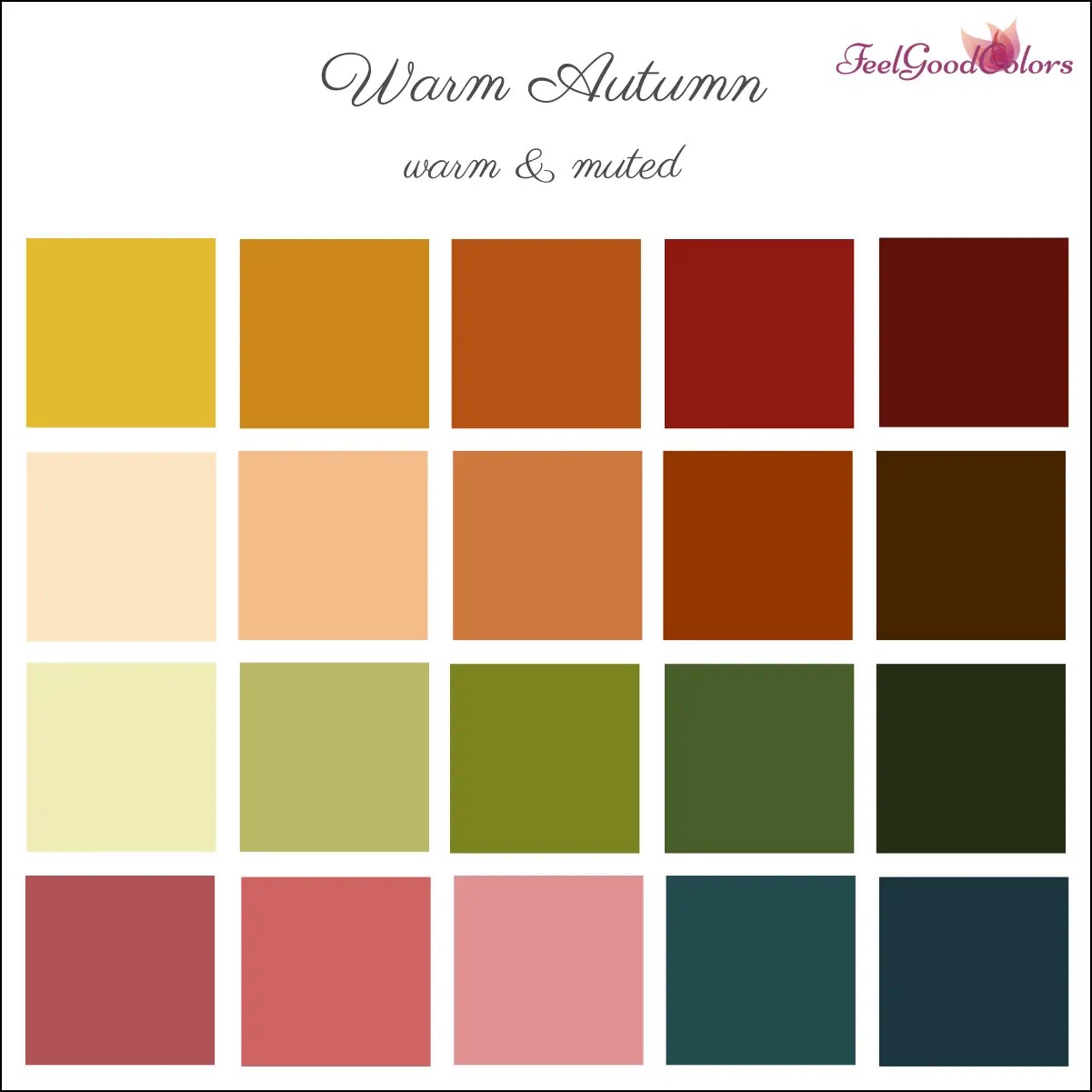 Warm Autumn Color Palette