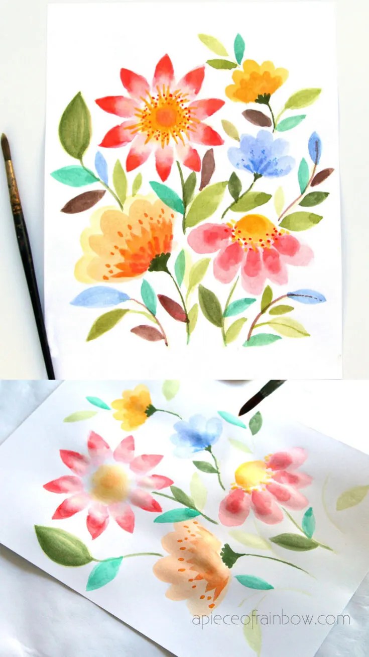 Easy Flower Painting Ideas