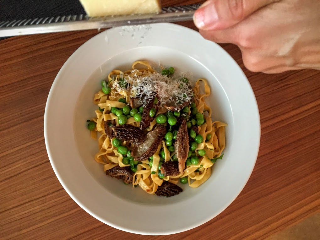 Spring Pasta with Green Garlic Peas and Morels Recipe Feelng Good