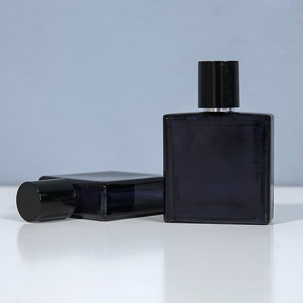 30ml 50ml 100ml Square Black Perfume Bottle Manufacturer Factory