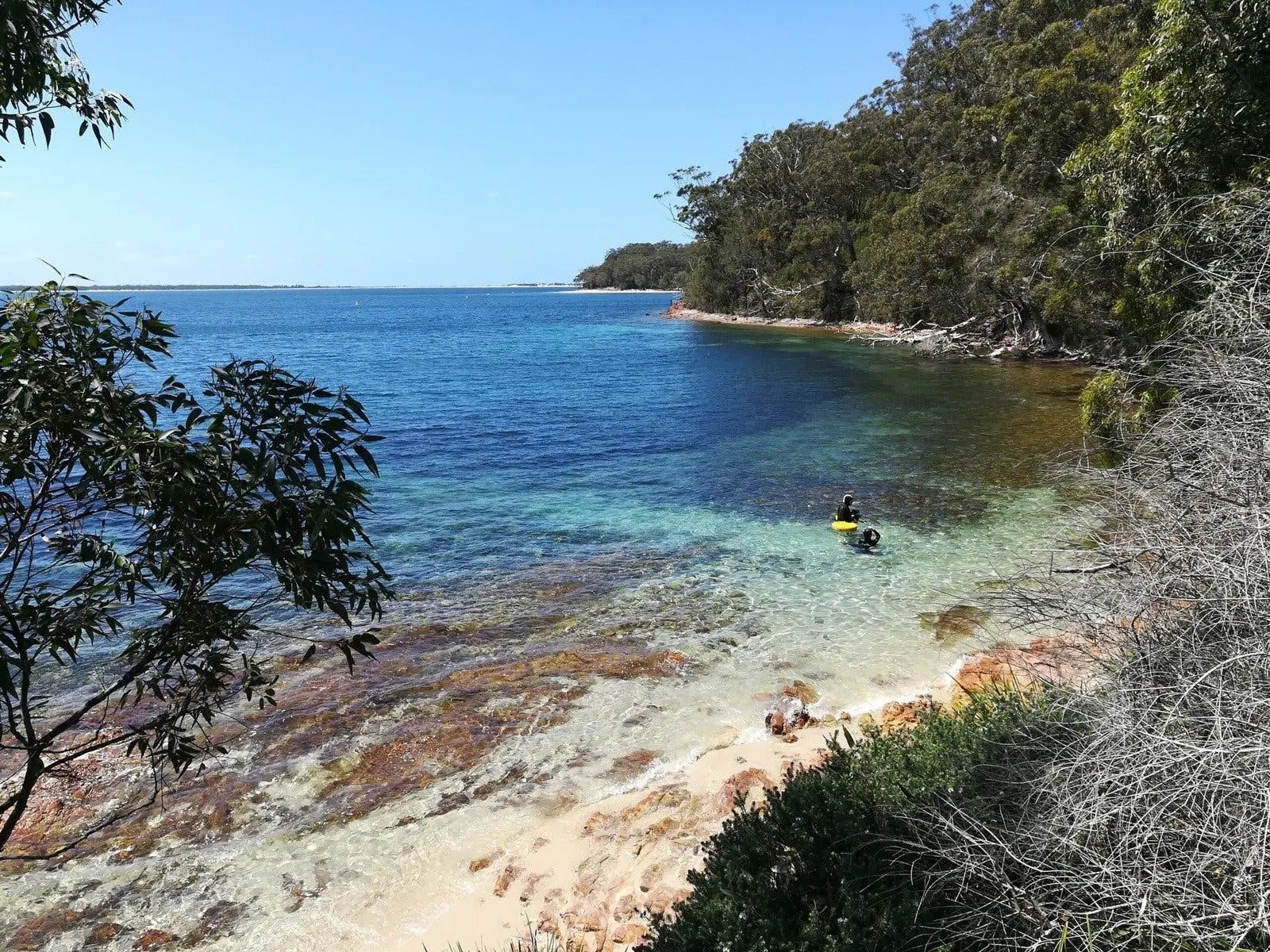 Shore Diving Feet First Dive