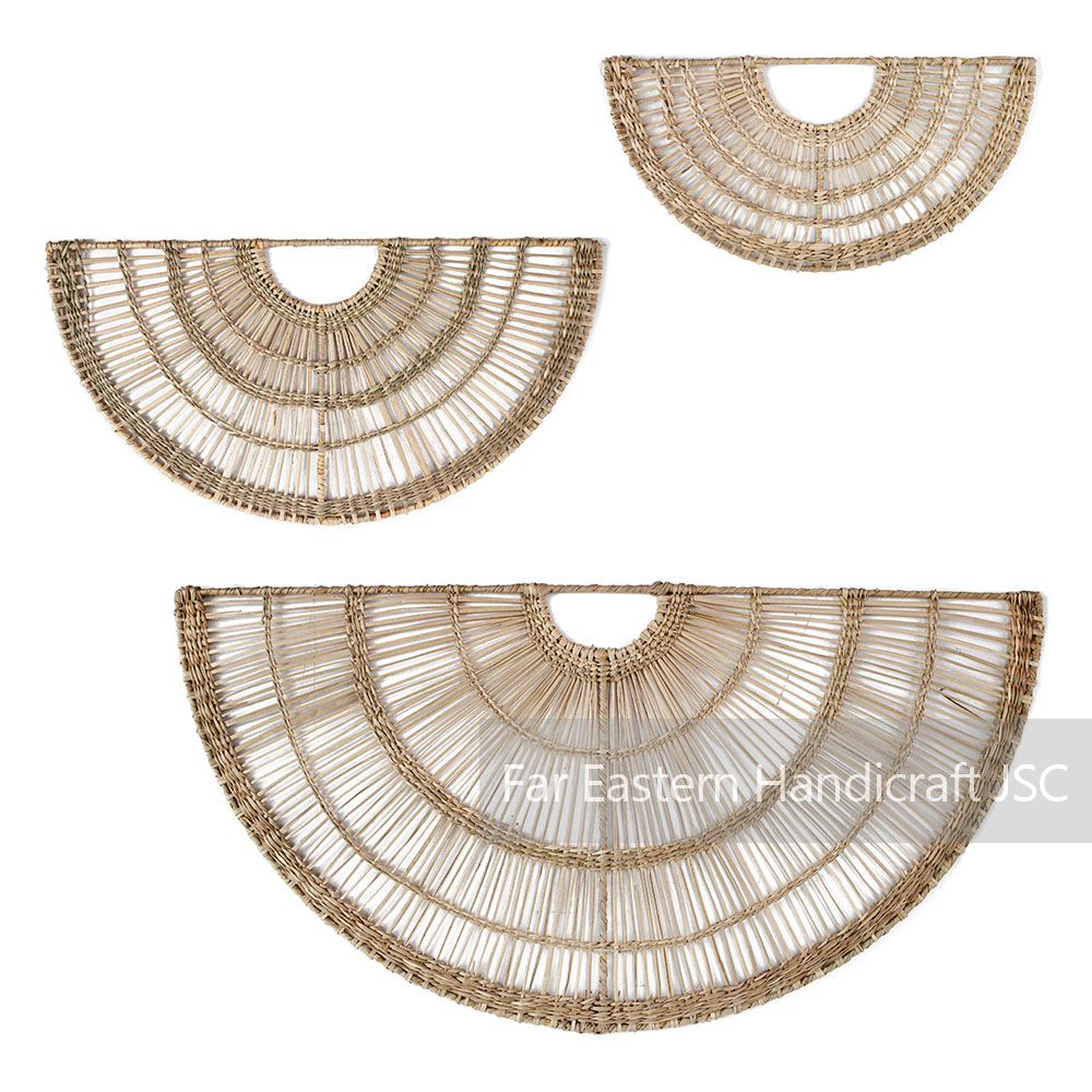 Seagrass Fan Wall Decor 03