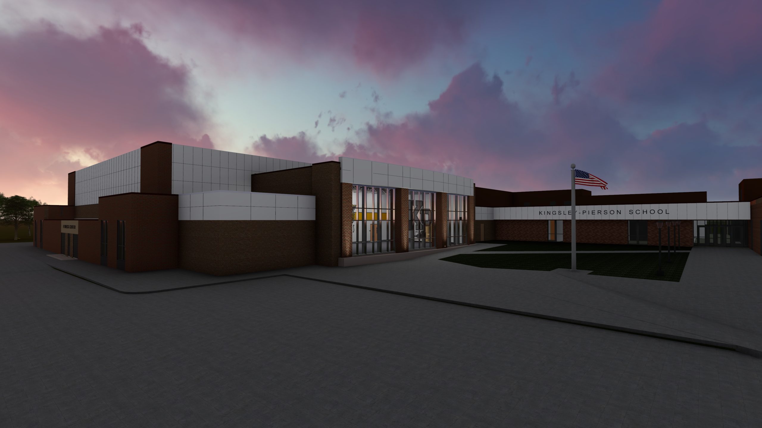 KingsleyPierson Gymnasium and Fitness Center FEH Design