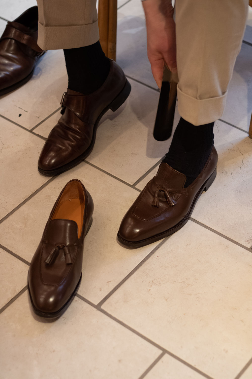 Trunkshow with bespoke shoemaker Maftei in Hamburg Der Feine Herr