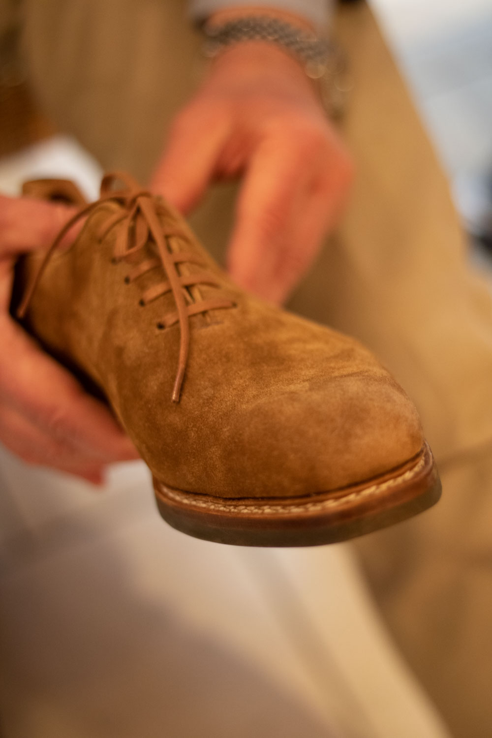 Trunkshow with bespoke shoemaker Maftei in Hamburg Der Feine Herr
