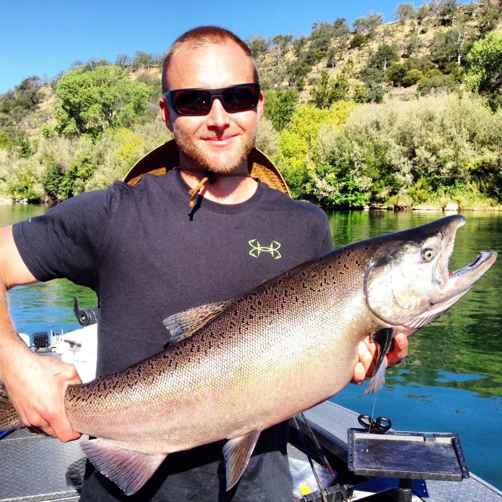 Sacramento River King Salmon fishing Feisty Fish Guide Service