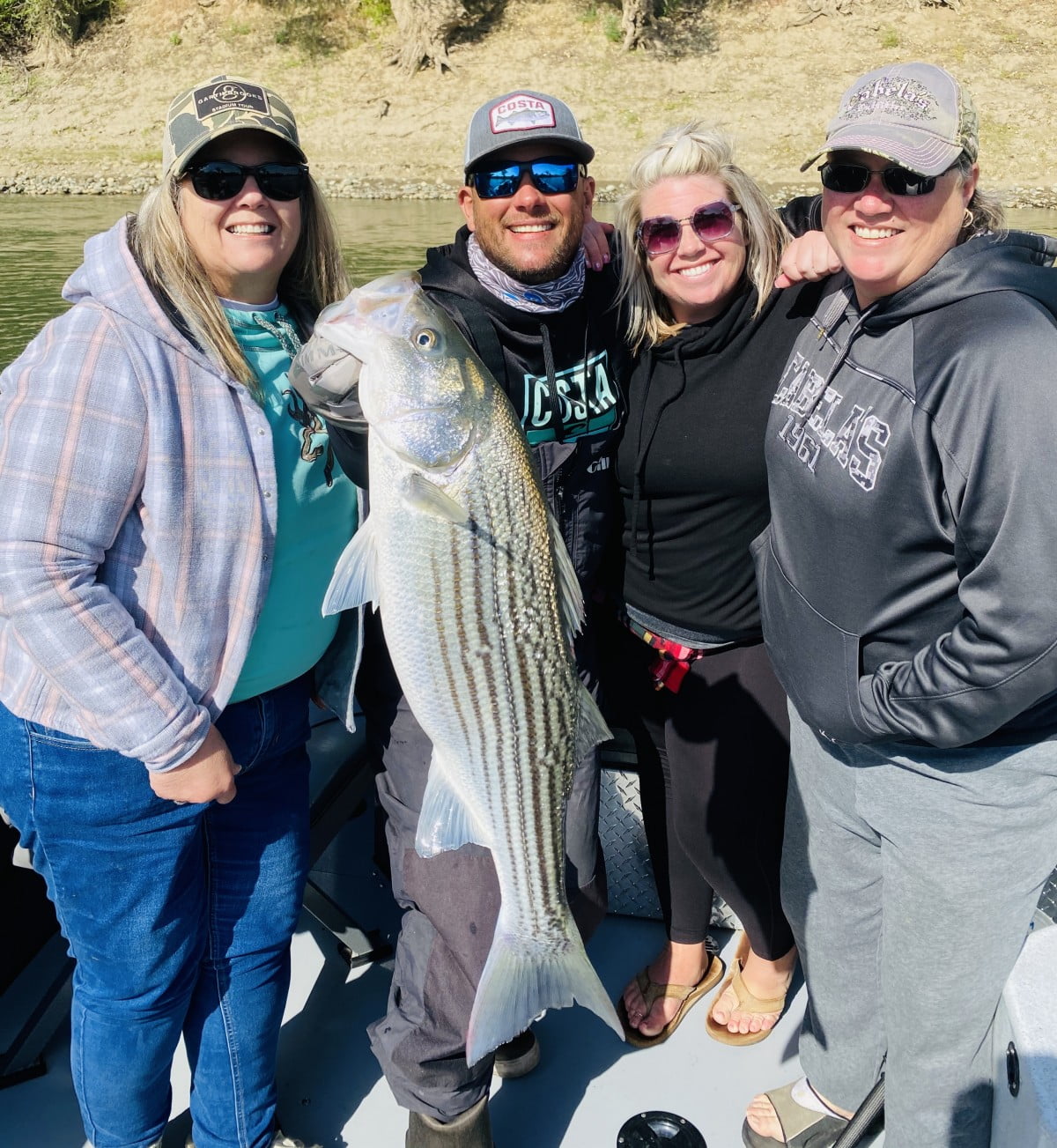 Sacramento River Striped Bass Feisty Fish Guide Service