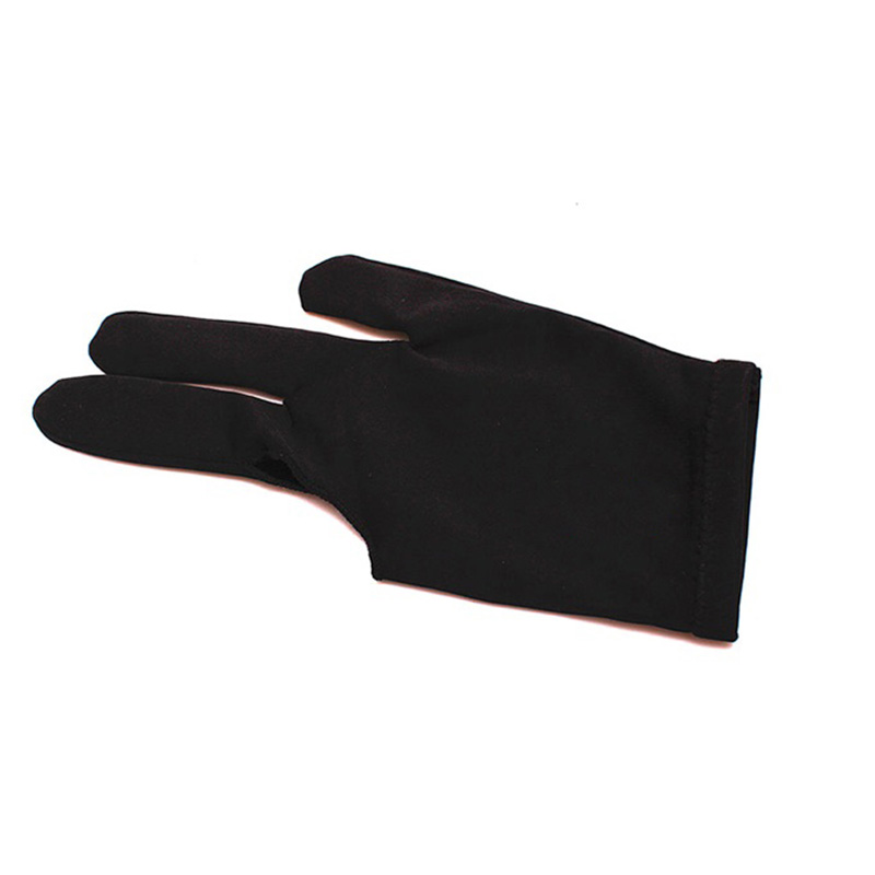 3 Finger Black Billiard Gloves Snooker Pool Cue Gloves FEITE SPORTS