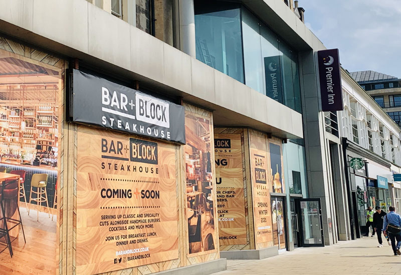 Whitbread expands Bar + Block steakhouse concept with new opening on
