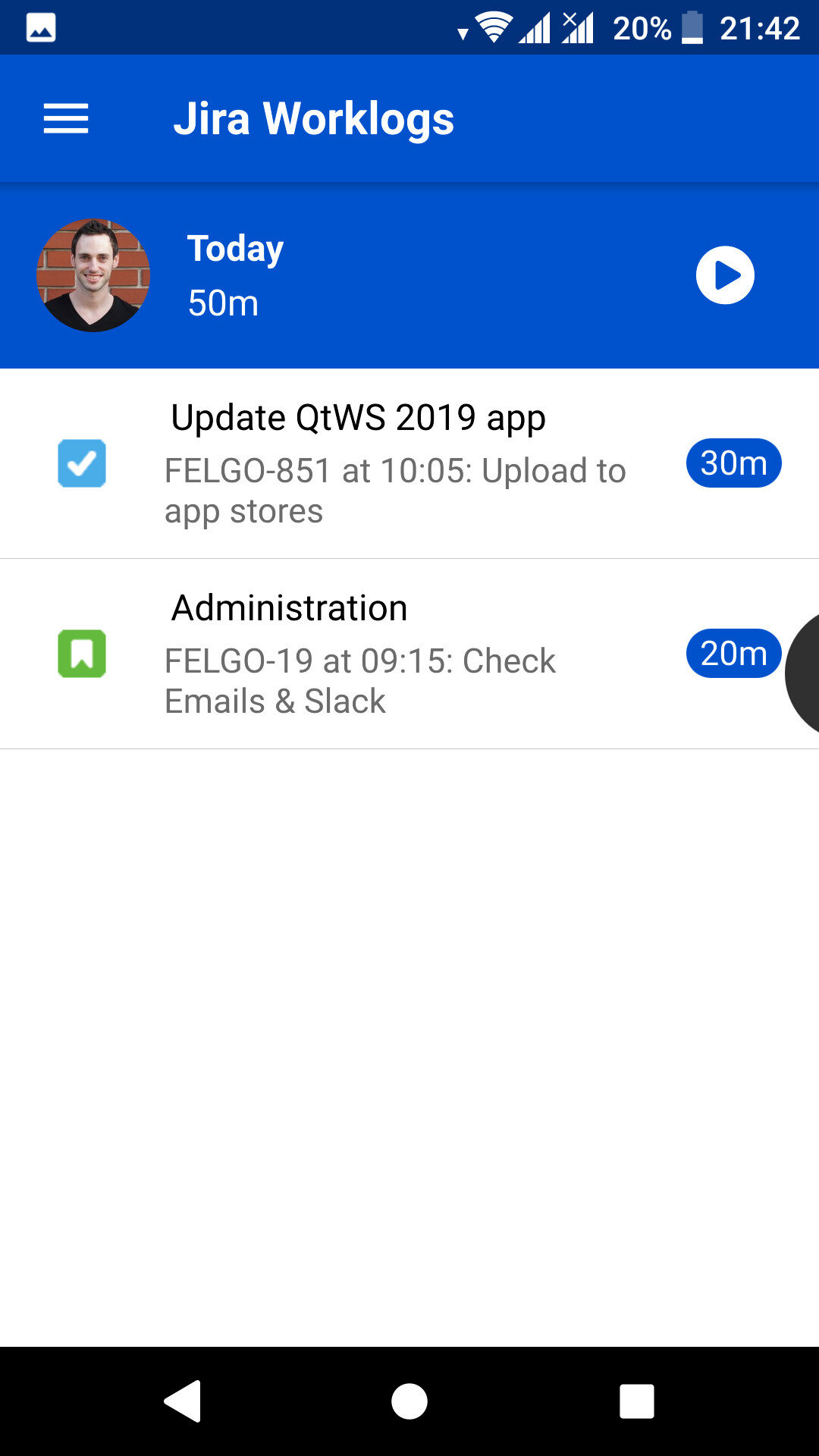Time Tracking App Felgo Documentation