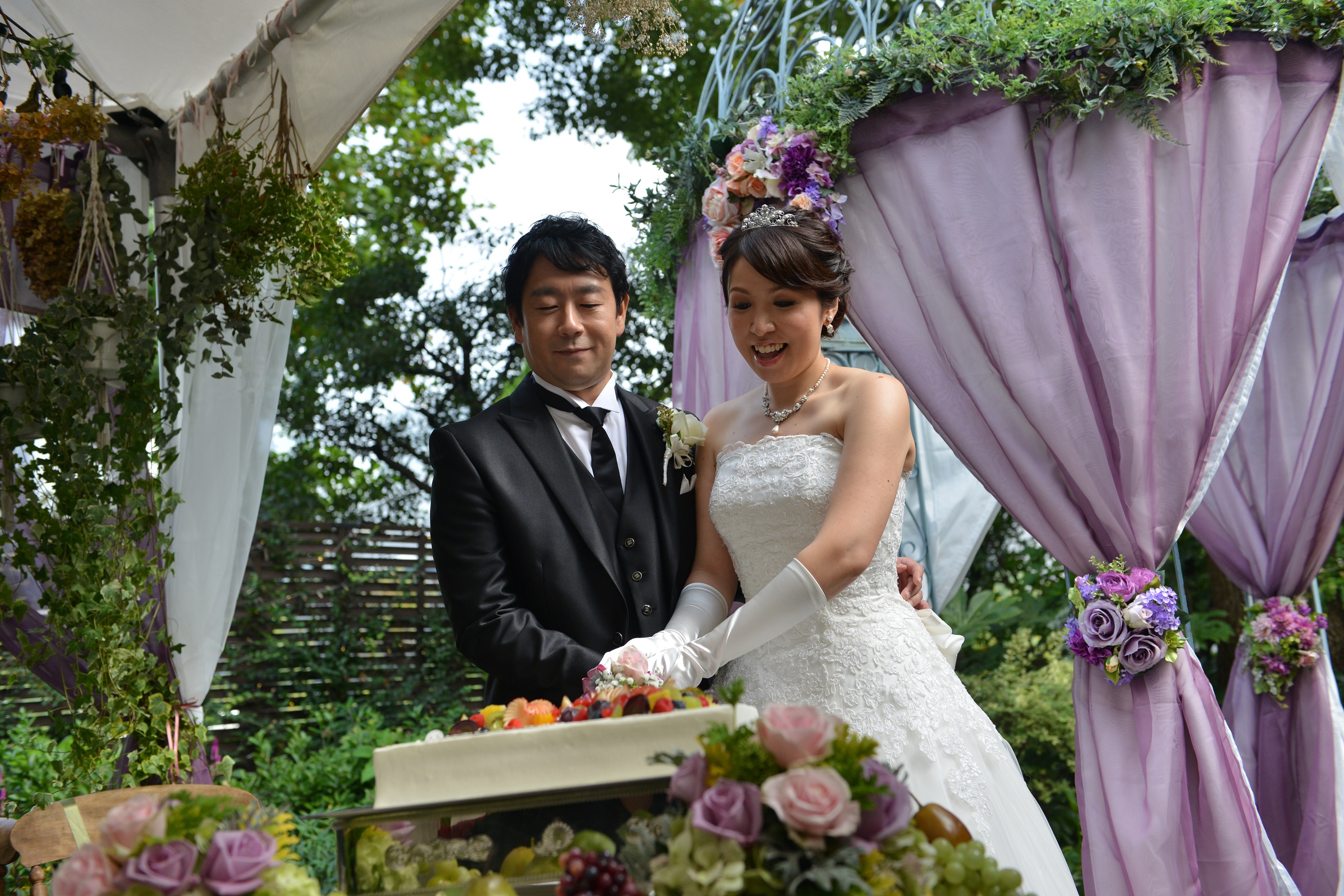 少人数でほっこり！秋のPink Wedding♪【後編】 【公式】フェリーチェガーデン日比谷（旧公園資料館）｜東京での結婚式、ガーデン