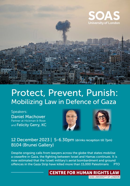 Protect, Prevent, Punish Felicity Gerry and Daniel Machover speak at