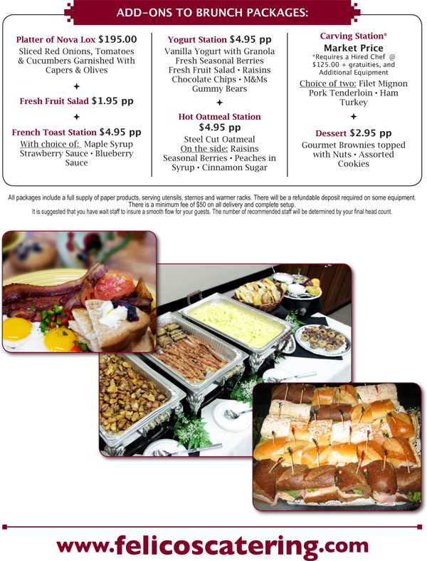 Breakfast and Brunch Catering On Long Island