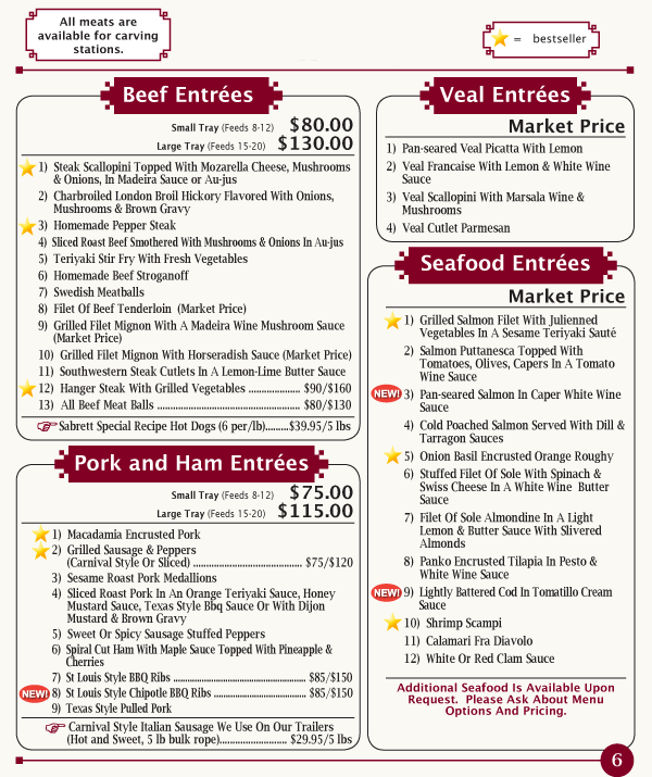 Catered Food Trays Order By The Tray Catering