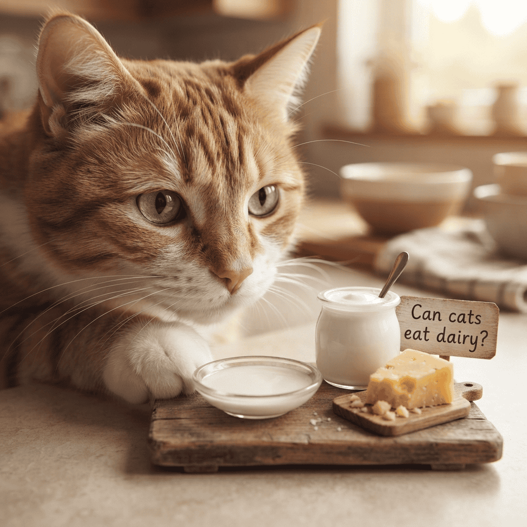 can cats eat dairy