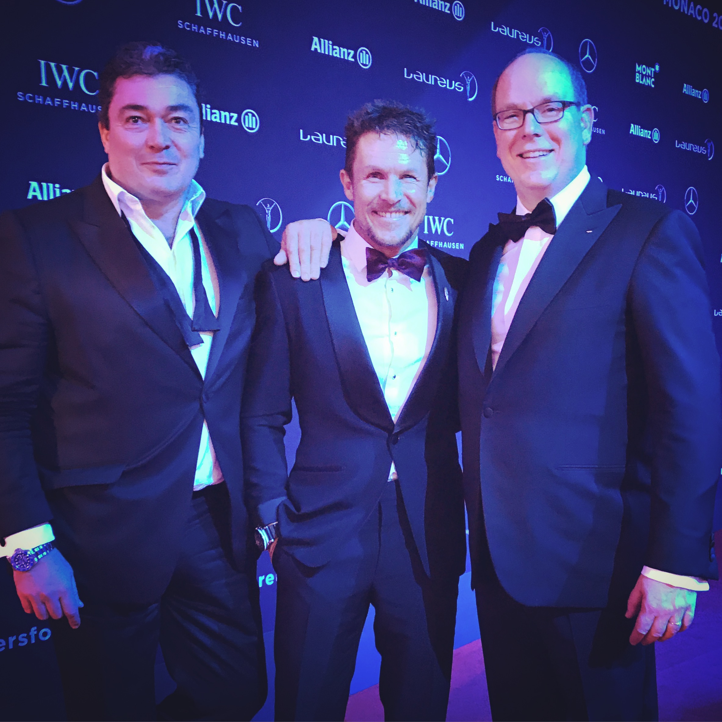 Felix Baumgartner HSH Prince Albert of Monaco