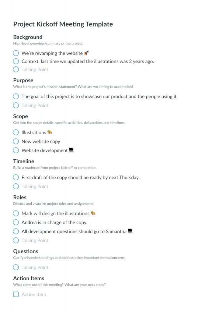 How to Create a Meeting Purpose 8 Tips + Examples Fellow.app