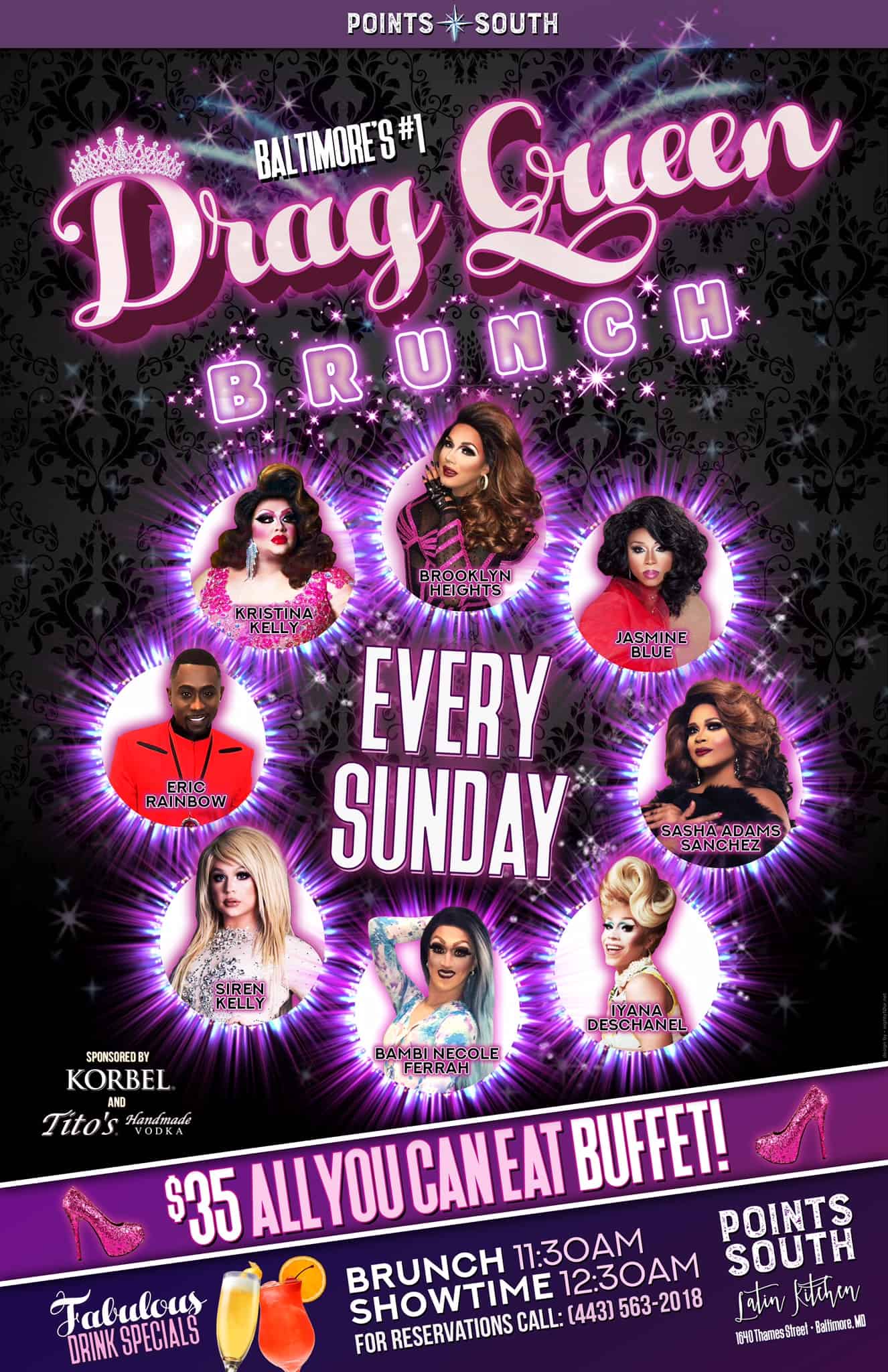 Drag Brunch at Point's South