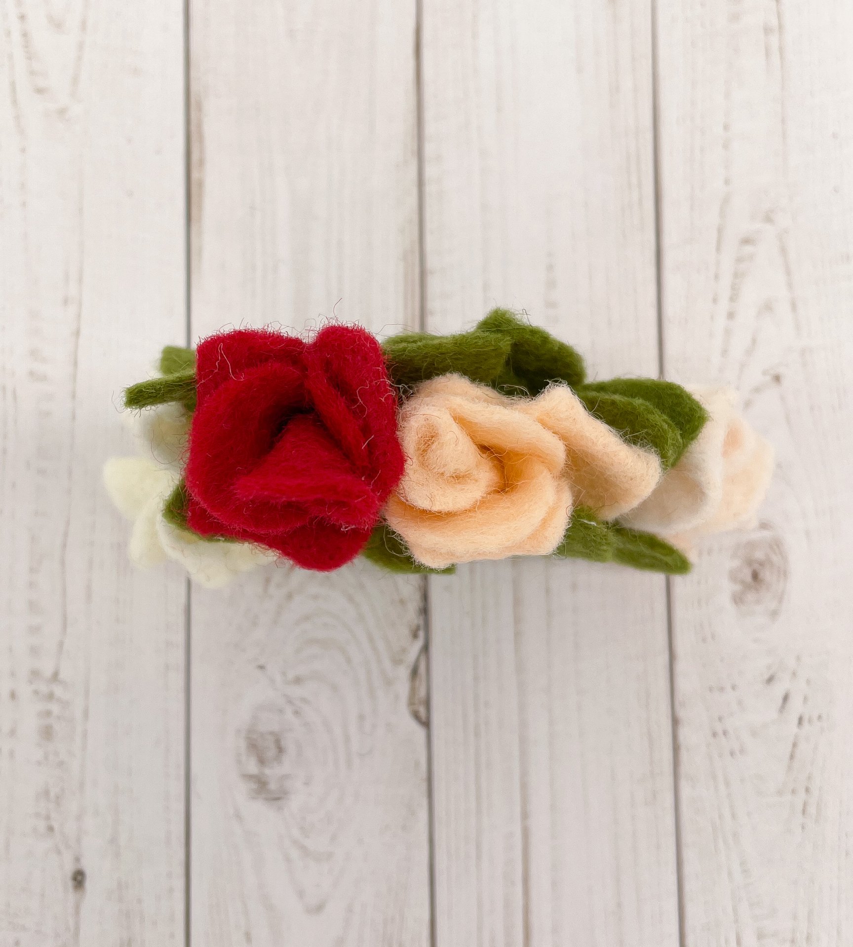 Mini roses Felt Flowers by Anna
