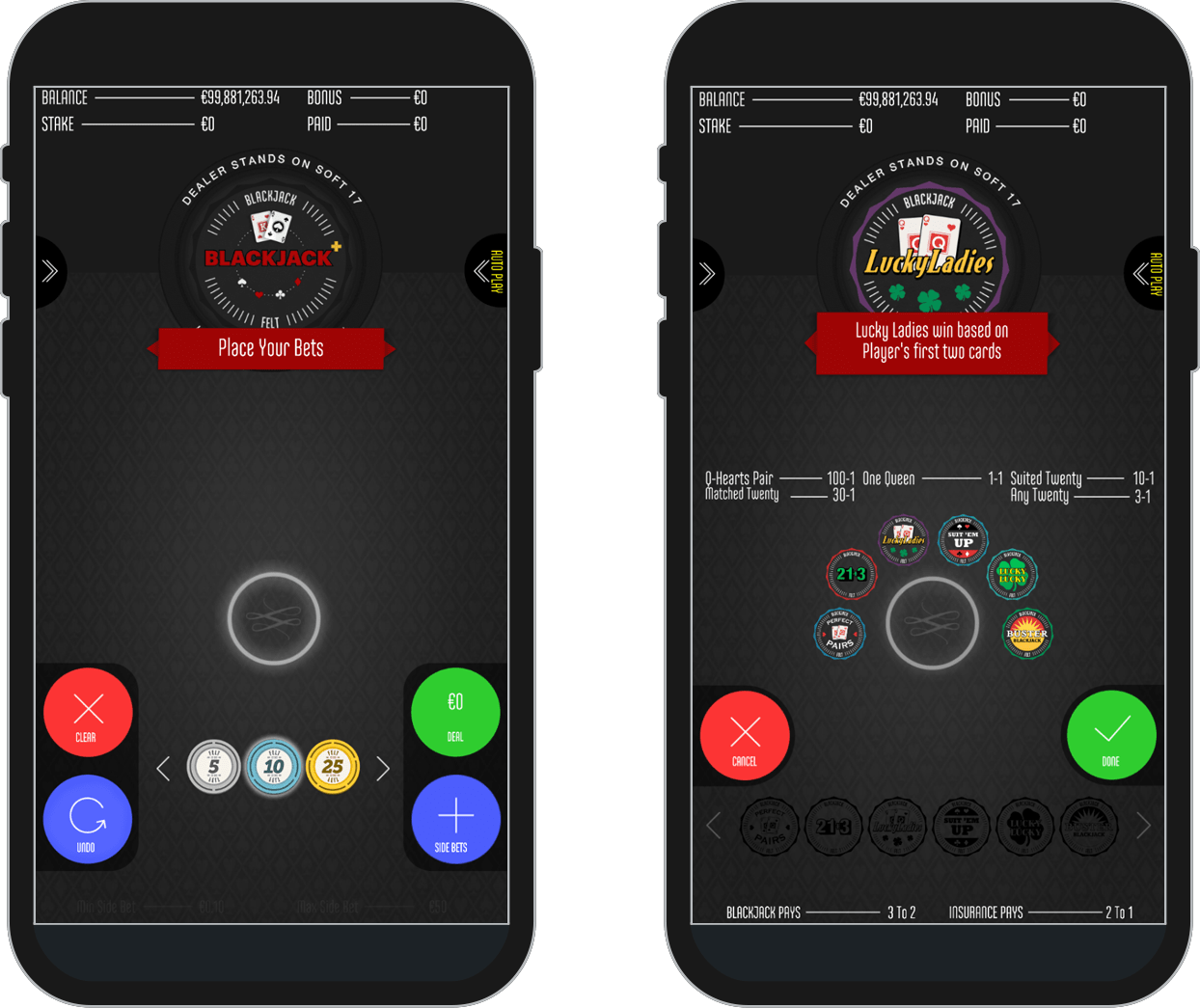 Blackjack+ Felt Gaming