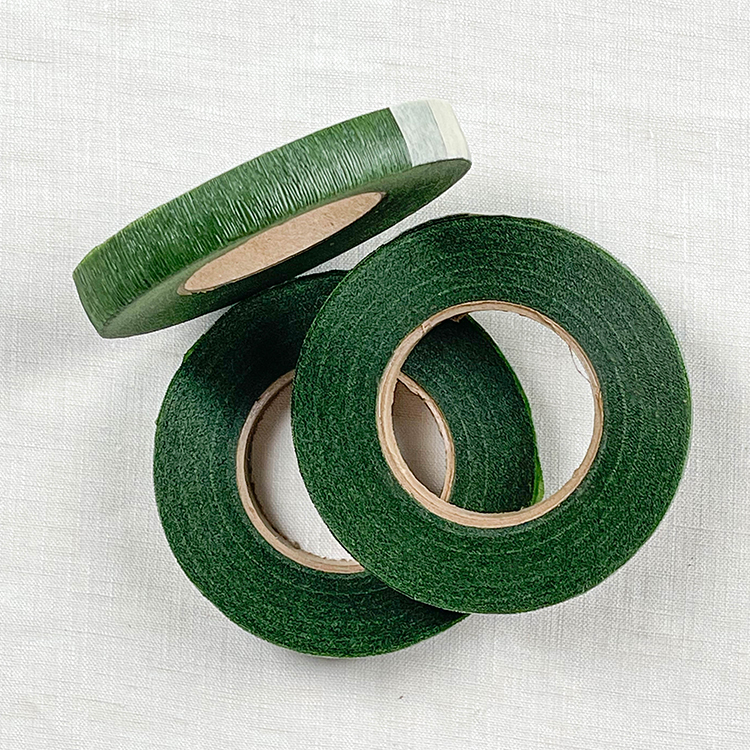 Green Floral Tape 3 pack Felt Paper Scissors