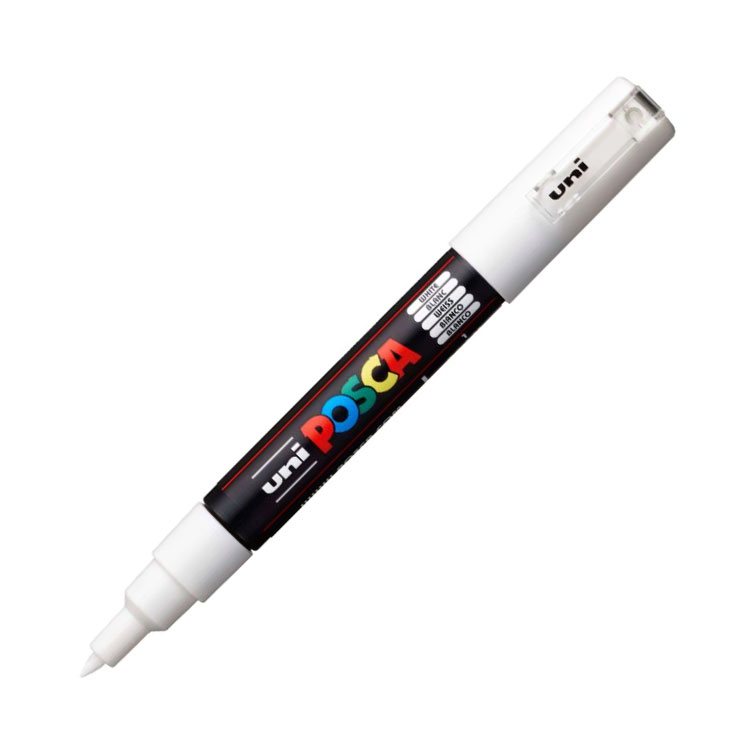 Posca Paint Marker 1MR Ultra Fine Bullet White Lia Griffith