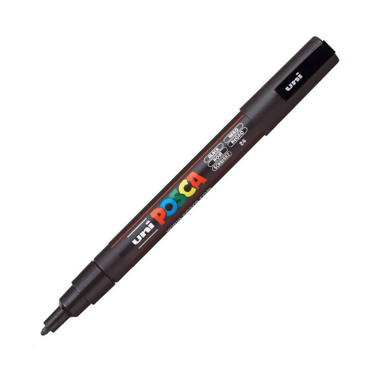 Posca Paint Marker 3M Fine Bullet Tip Black Lia Griffith
