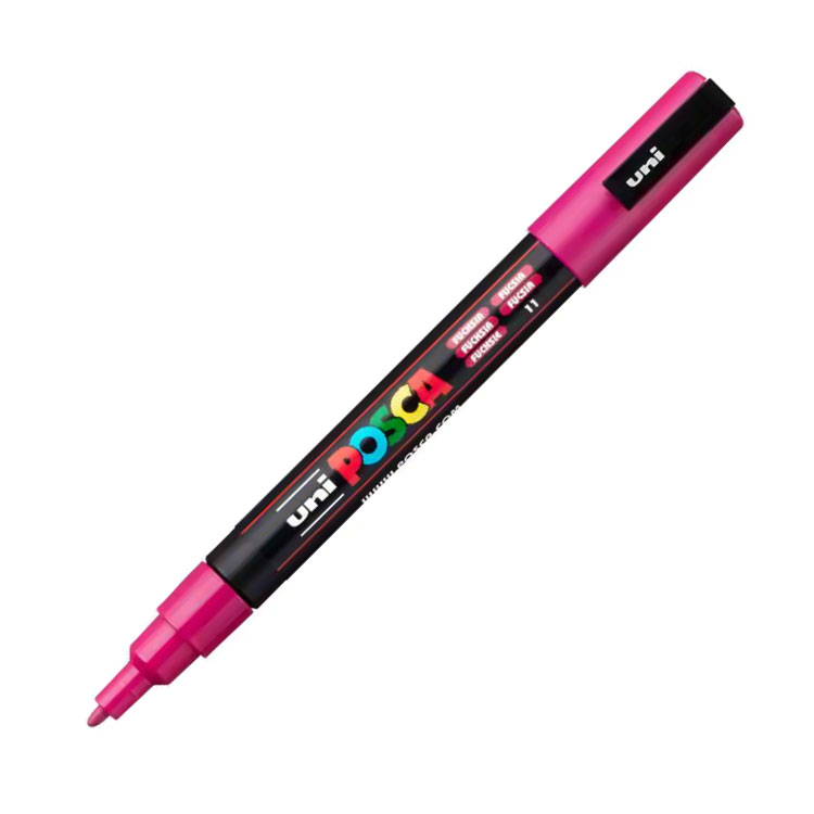 Posca Paint Marker Fuchsia Lia Griffith for Felt Paper Scissors