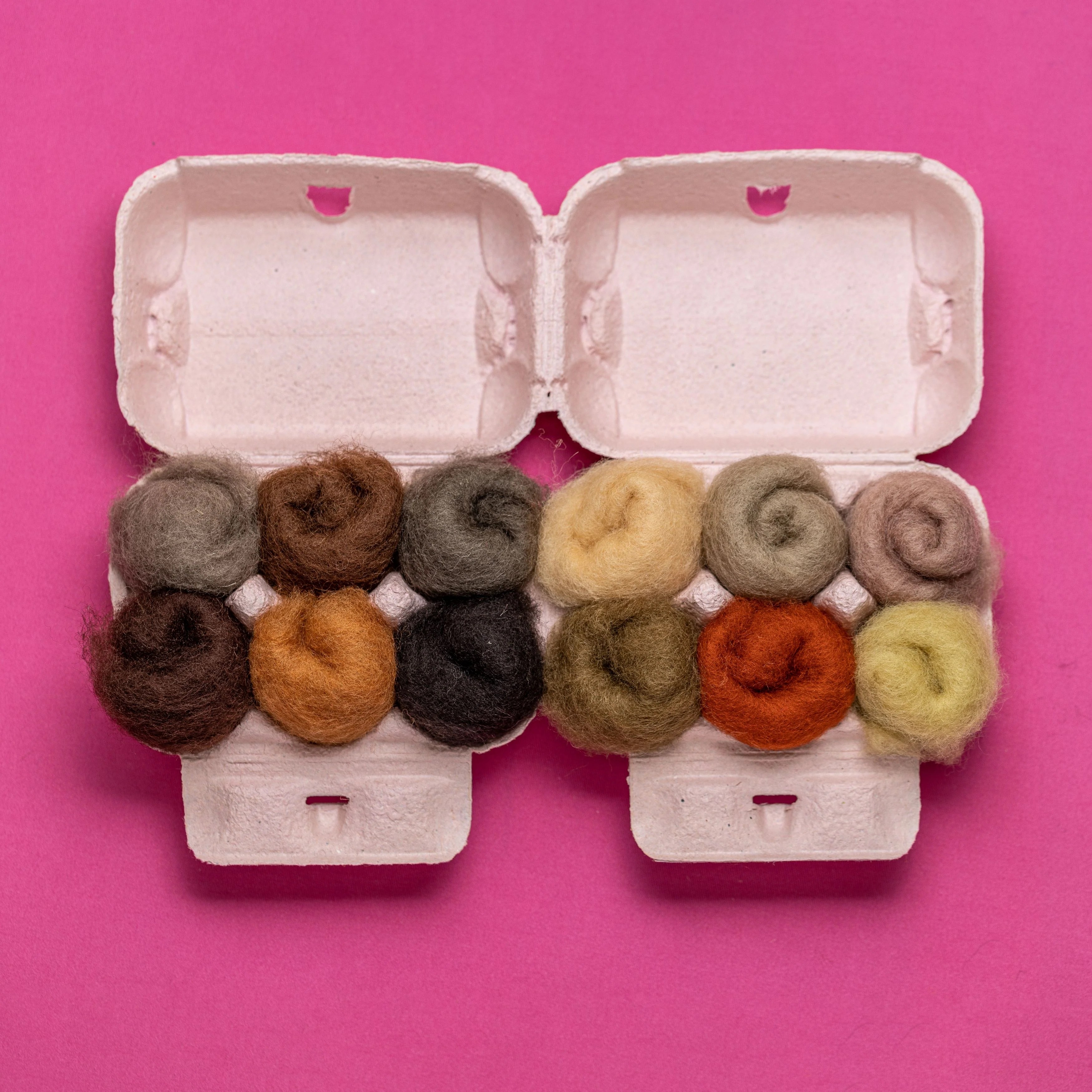 The Brown Collection Carded New Zealand Wool DHG 'Maori' Batts Felt