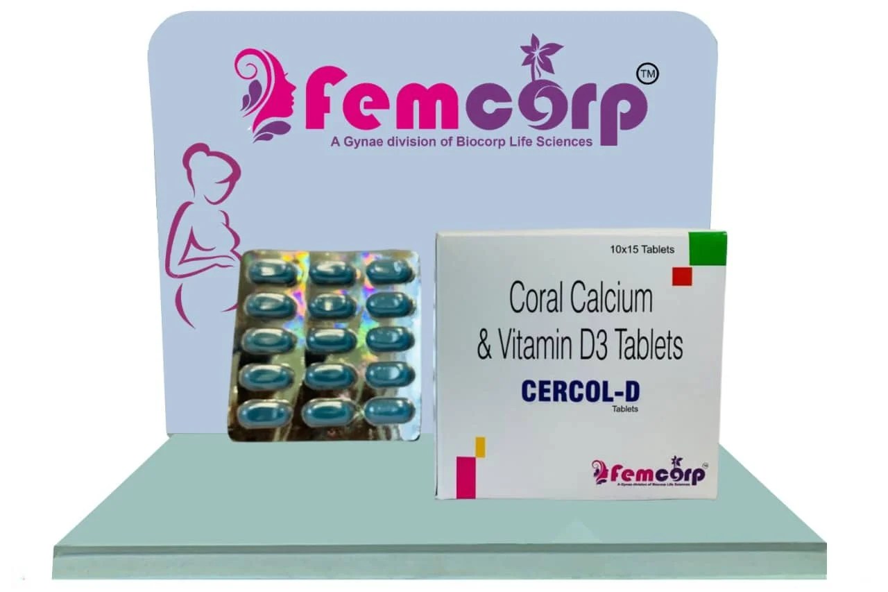 Coral Calcium and Vitamin D3 Tablets CercolD Tablets