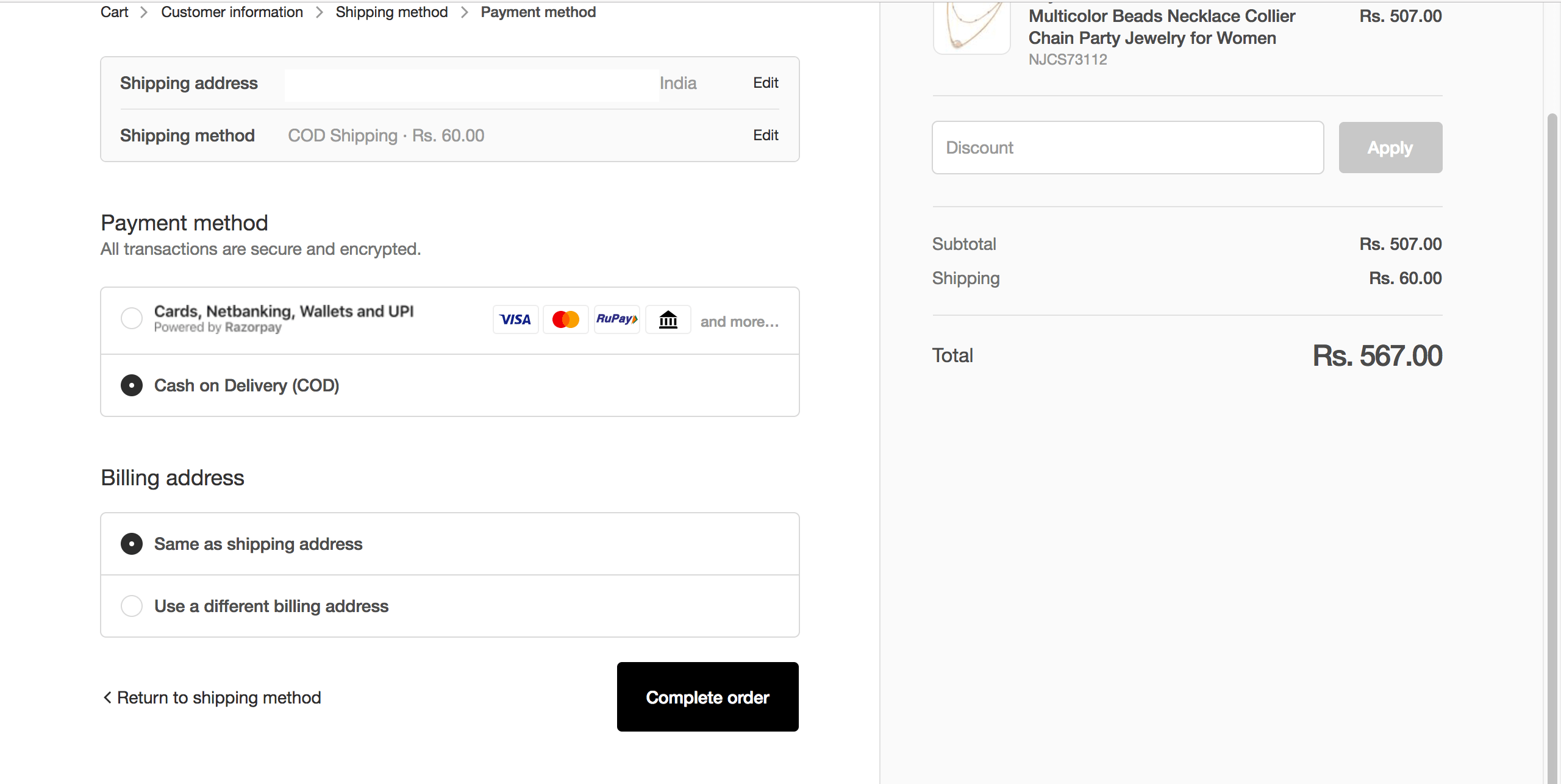 [Solved] Advanced Cash On Delivery App By Shopify