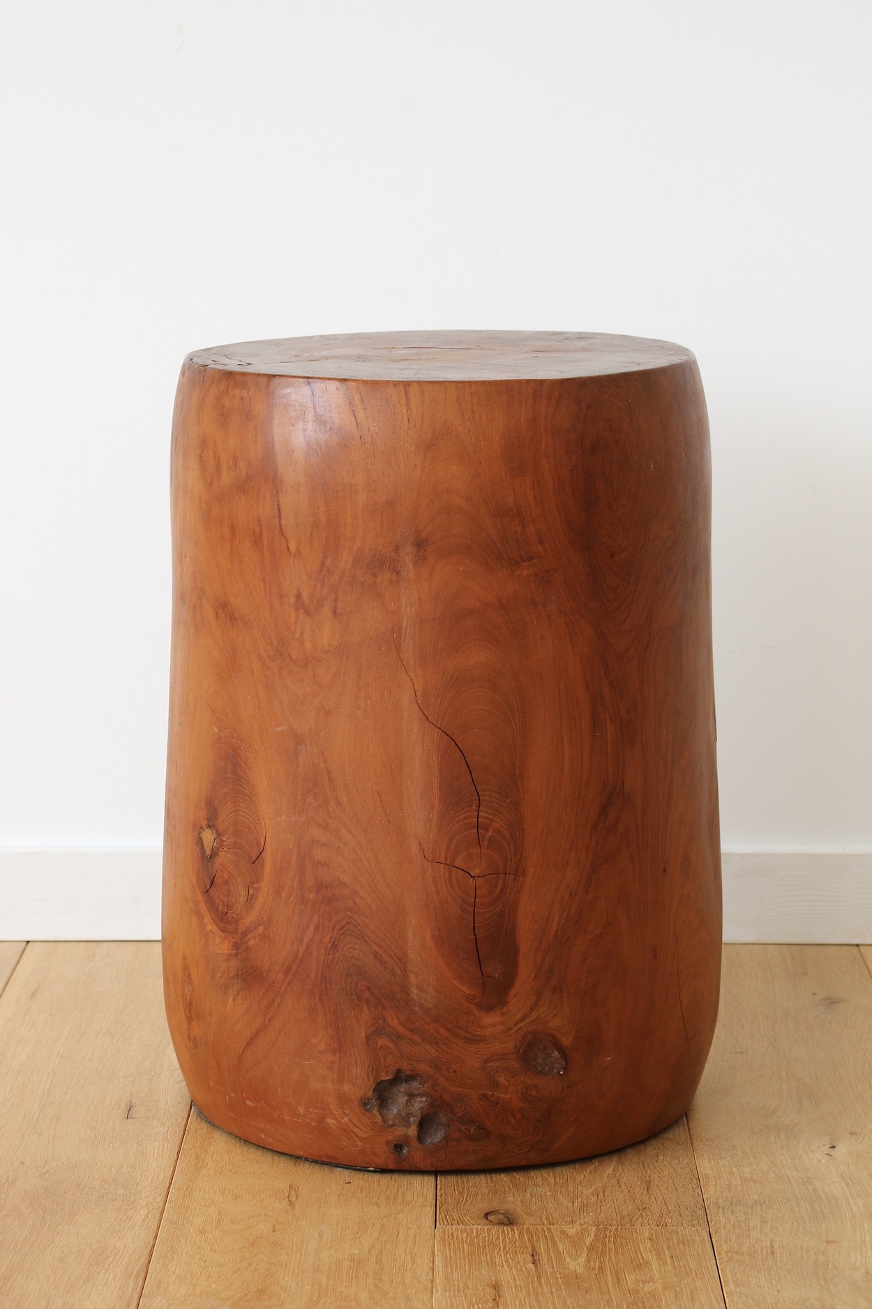 Teak Wood Log Stool チークウッド 丸太スツール FEM TRE NOLL