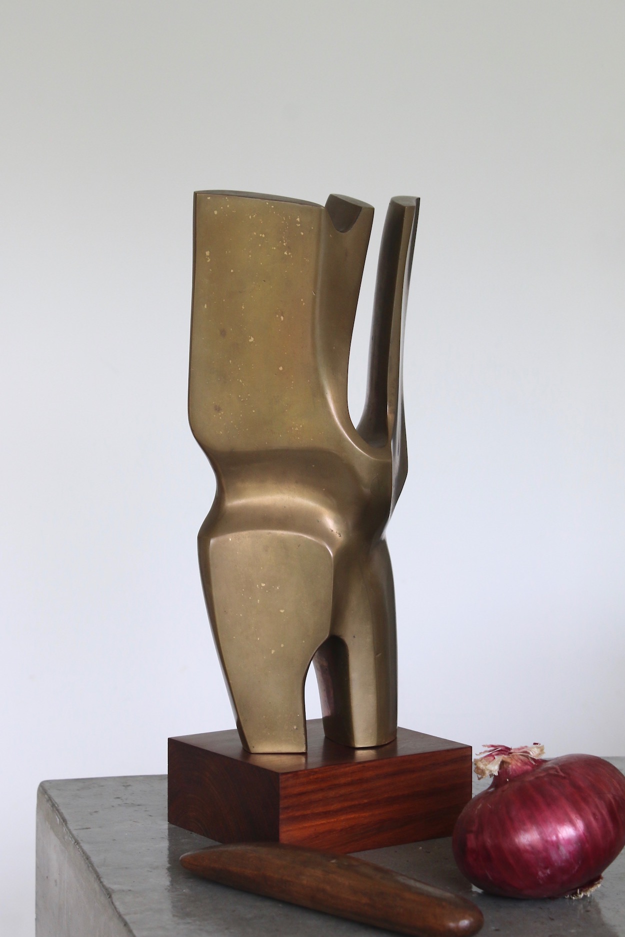 Brass Art Sculpture ブラス アートスカルプチャー 真鍮 FEM TRE NOLL