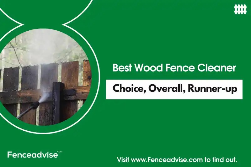 Best Wood Fence Cleaner (Choice, Overall, RunnerUp)