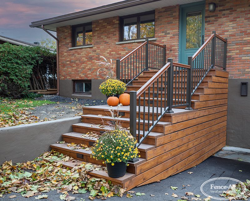 Do aluminum railings get hot in the sun? Fence All
