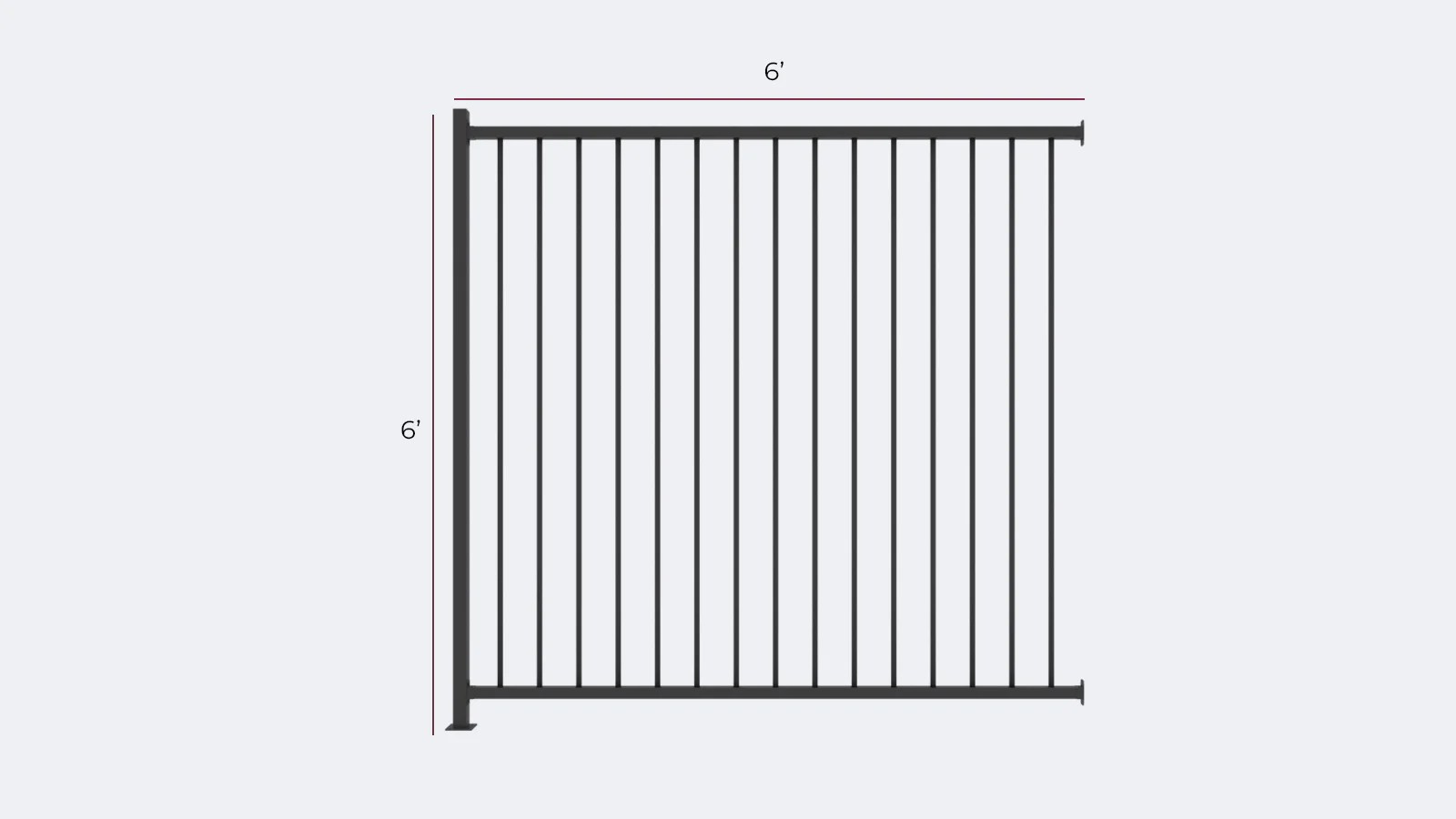 Baluster Fence Kit CR Fence & Rail