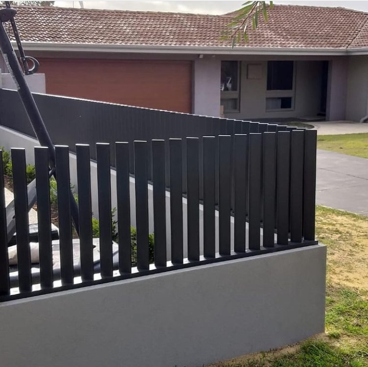 Superior Blade Fence with 45degree verticals Fence Spot